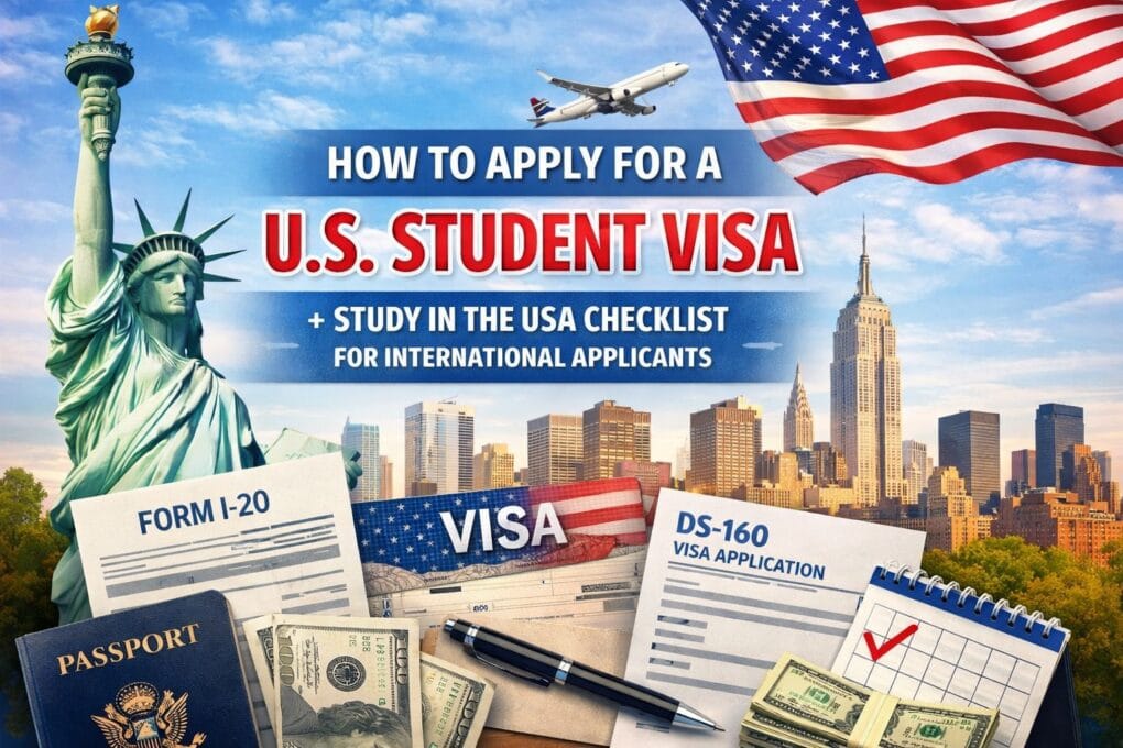 How to Apply for a U.S. Student Visa + Study in the USA Checklist for International Applicants